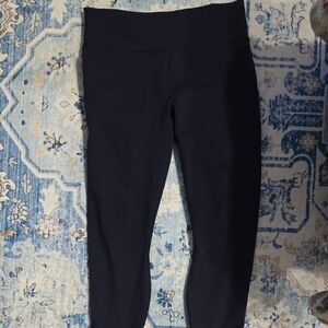 Navy Blue High-Waisted Leggings